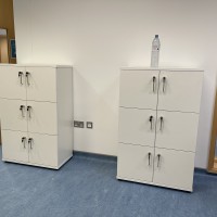 6 Door Wooden Lockers